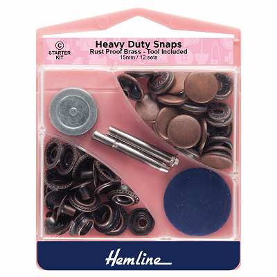 H405S.BR Heavy Duty Snaps: Bronze: 15mm 